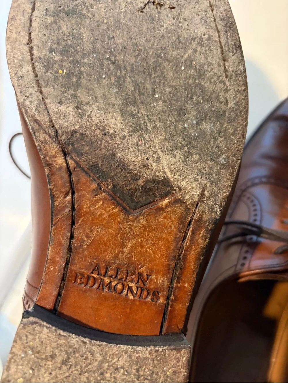 Allen Edmonds Brown Oxfords size 9.5